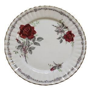 Royal Stafford Bone China “Roses to Remember” Red Rose Plate 8.25"